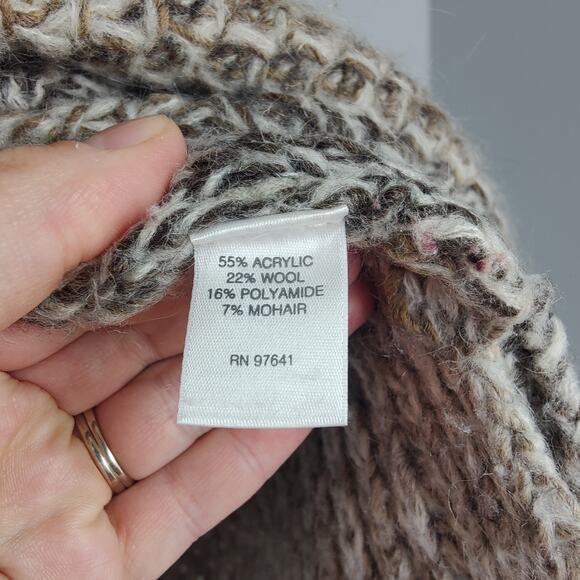 J. Jill Pure Jill Women's Sz XS/S Sleeveless Wool Mohair Sweater Chunky Boxy - Picture 6 of 6